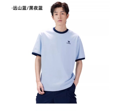 骆驼男士速干透气短袖T恤