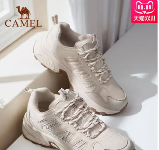 骆驼女鞋夏季新款透气舒适耐磨徒步鞋轻软吸汗干爽缓震登山鞋男鞋
