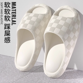 2025新款凉拖鞋夏季家用室内浴室洗澡防滑厚底踩屎感家居拖鞋男实付19.8元到手包邮
