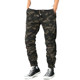 Special offer men's elastic waist casual pants ins zipper camouflage pants trendy brand slim fit overalls men's trousers