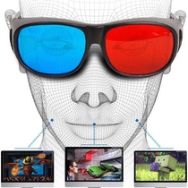 Red and blue 3D glasses lenses HD 3D Mandarin stereoscopic glasses red and blue film amblyopia projector dedicated ultra high definition