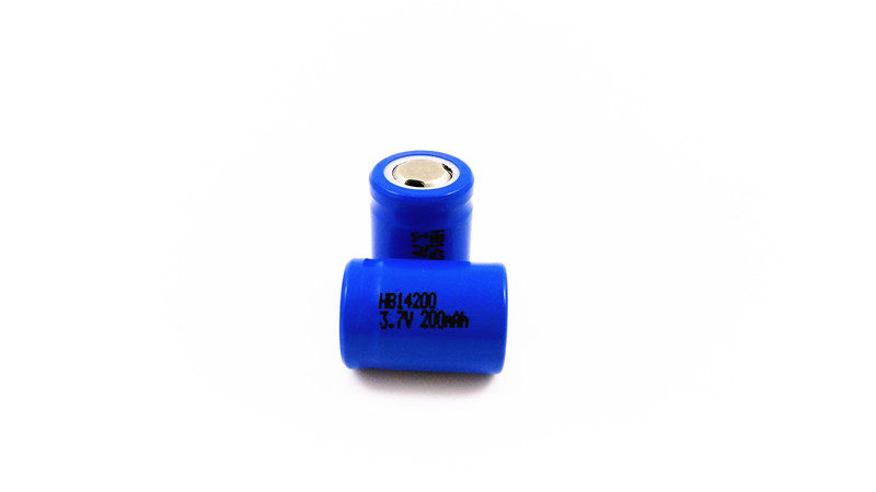 Rechargeable 14200 200mAh 3 7V Small Size Mini Cylindrical Lithium Battery