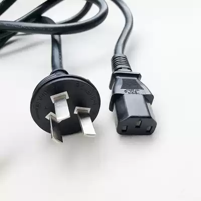 Original national standard power cord Australian standard character three-hole power cord 1 8 meters 0 75 copper core 10AC13