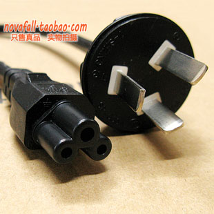 Original wiring Laptop power cord GB Australian standard plum three holes for Lenovo HP Shenzhou DELL