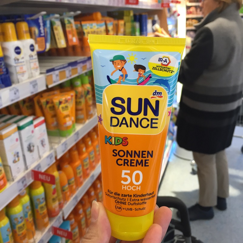 German sundance adult baby baby waterproof long-lasting sunburn cream moisturizing SPF50
