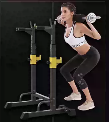 Parallel bars squat rack home bench indoor multifunctional fitness equipment weightlifting bed barbell shelf bracket