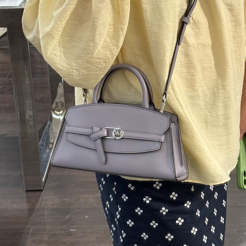 Michael Kors Mk Women's Bag New Model Greta Small Size Handbag Shoulder Bag Butterfly Buckle Crossbody Light Luxury Fashion