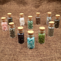 Multi-style color small stones Natural crystal gravel DIY jewelry Gift ornaments Decoration teaching science