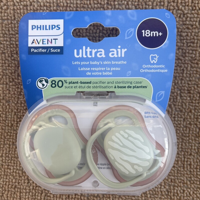 Philips Avent Pacifier 18-36 Months, over One Year Old, Newborn Baby, Anti-Colic, Silicone 0