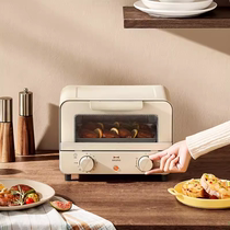 日本BRUNO迷你电烤箱多功能加热控温智能料理可视空气炸锅家用小