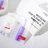 L'Oreal, маска для лица в ампулах с гиалуроновой кислотой, увлажняющая успокаивающая восстанавливающая осветляющая эссенция, сужает поры, осветляет кожу