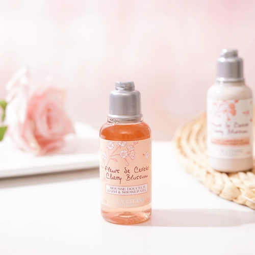 L'occitane, сладкий крем для тела, гель для душа, питательный увлажняющий комплект со стойким ароматом для путешествий, пробник, образец среднего размера, долговременный эффект