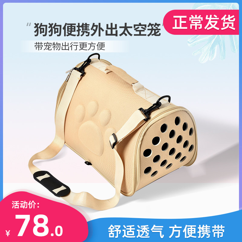Teddy Bear Cabin Cabin Pack EVA Pet Cat Out Handbag Portable Cross-Breakthrough Pet Supplies