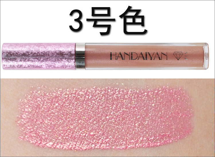 Diamond Pearl Lip Gloss Non-stick Cup Mermaid Lip Gloss Lip Gloss Brightening Lip Gloss 	son bóng victoria's secret satin gloss
