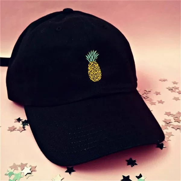 2018 ананасная кепка с буквамиThe letter cap Кепка утконоса