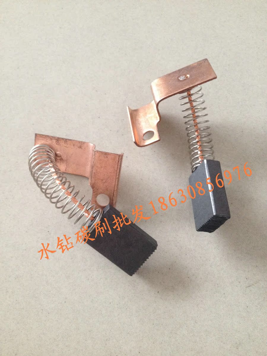 Cung cấp đặc biệt rhinestone đặc biệt nhập khẩu vật liệu carbon bàn chải 6 * 14 máy khoan đục lỗ máy carbon công cụ điện bàn chải carbon - Phần cứng cơ điện