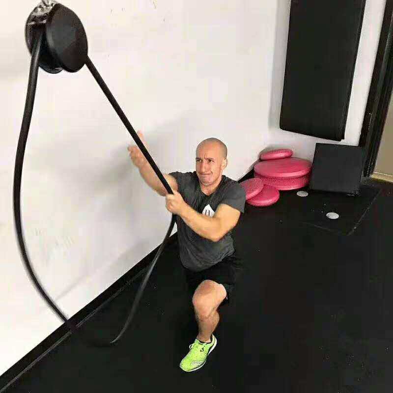 Hanging pulley Climbing rope machine Rope puller Gym special adjustable war rope Rope trainer