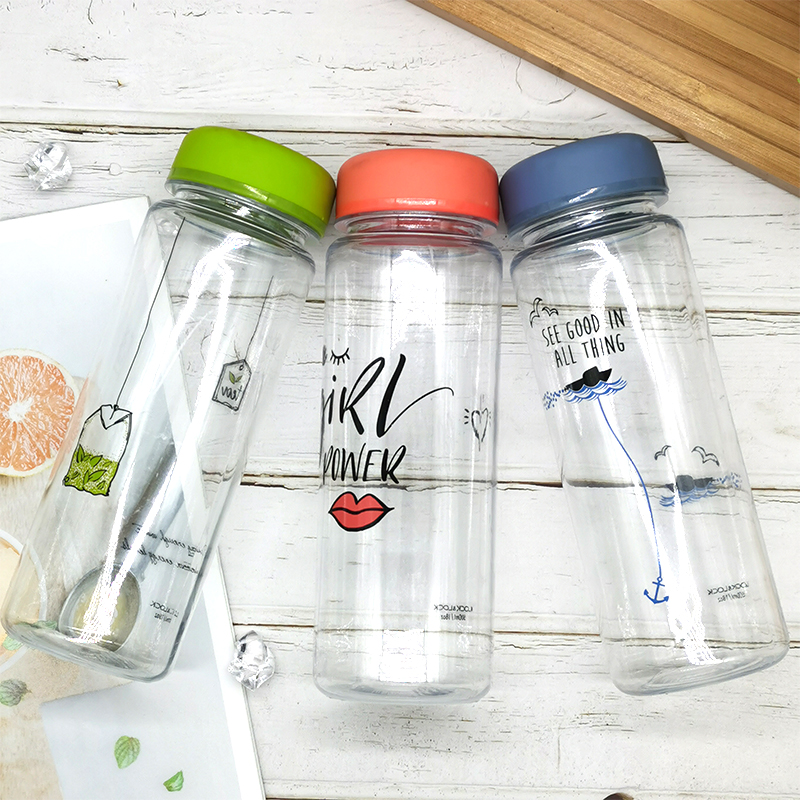 Micro blemish music buckle water cup simple portable personality student sports water Cup leak proof sealing kettle HLC613