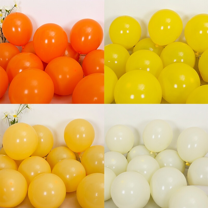 Thickened Lemon Yellow, Orange, and Yellow Kindergarten Decoration Activity Balloons, Orange Round Balloons 10inch 18inch Thickened Lemon Yellow, Orange, and Yellow Kindergarten Decoration Activity Balloons, Orange Round Balloons 10inch 18inch