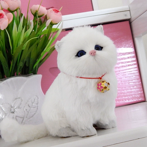 Кукла, плюшевая игрушка, милая модель животного, кот, котенок, подарок на день рождения