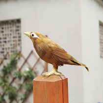 Emulation Yellow Oriole Birds Fake Birds Parrot Toys Emulation Birds Feather Birds Small Birds Decorative Pendulum Bird Model Bird Decorations