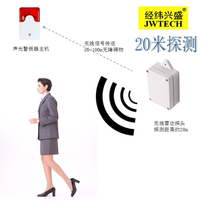 Radar Microwave 20m Long distance Come People detect Night Shift Prevention Chagroom Finder Concealed Siren Alarm Alarm