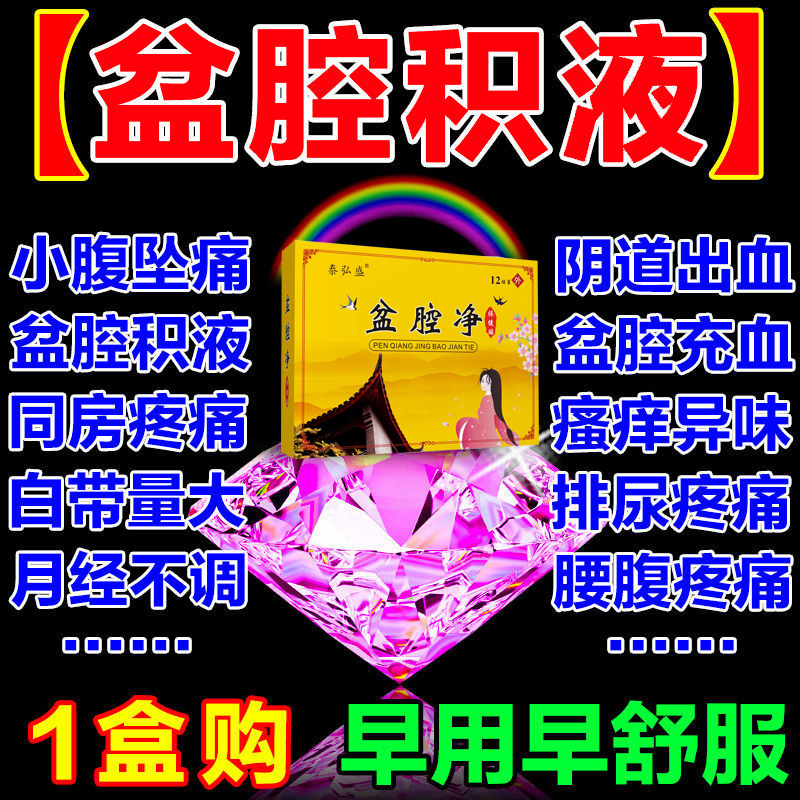 Gynecological inflammation (pelvic effusion patch) irregular menstruation, less vaginal discharge, more pelvic pain, lower abdominal pain and bleeding