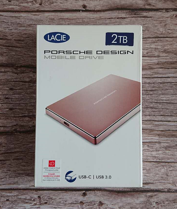 LaCie Mobile Hard Drive 2T Type-C USB3 0 compatible with Apple MAC Win P9227 2 5