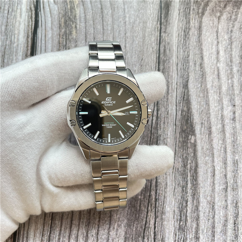 Spot Japanese CasioCASIOEDIFICE Business Light Pu Sapphire Steel Belt Men's Watch EFR-S107