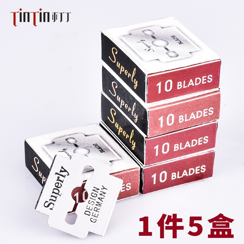 Pedicure pedicure leather knife special blade foot grinder to dead leather knife calluses pedicure blade 5 box (50 pieces)