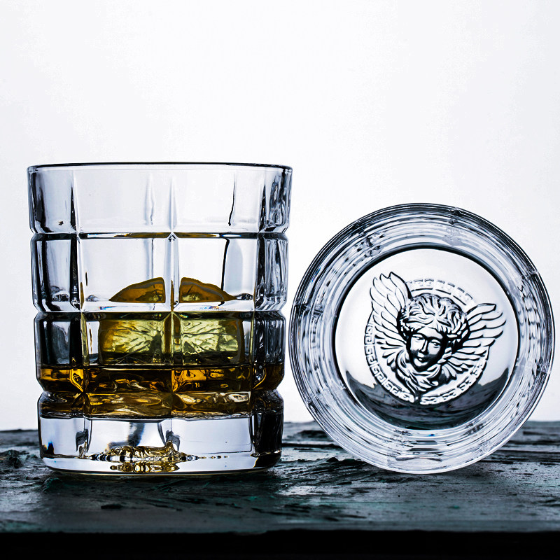 ins Medusa whiskey glass crystal glass foreign wine glass creative home beer glass bar KTV spirits glass