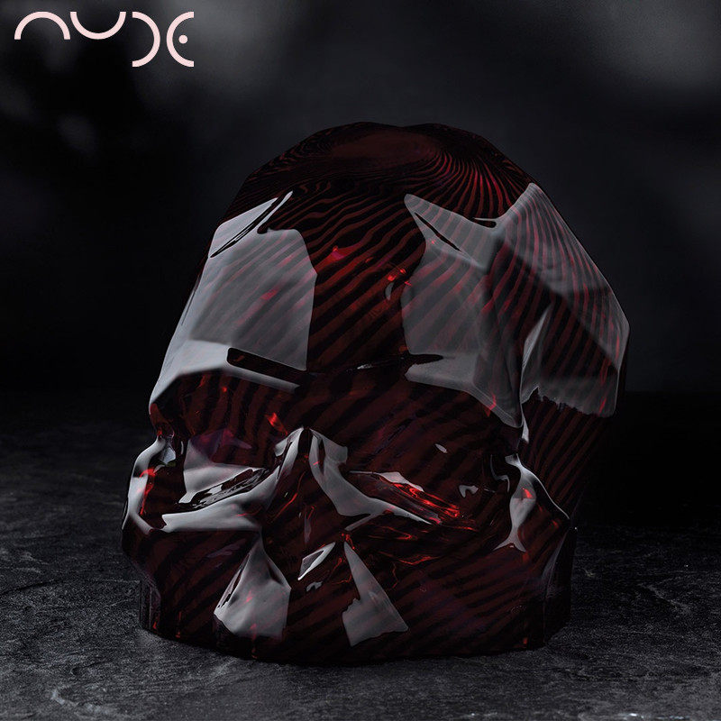 NUDE Turkey imported crystal glass skull memory fragments luxury crafts home accessories decoration