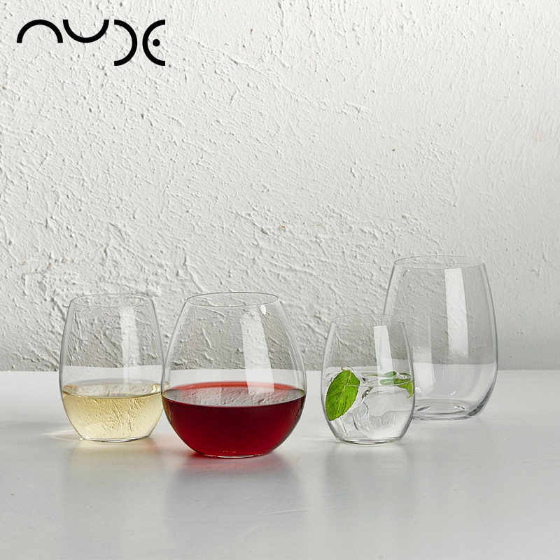 Turkish nude imported crystal glass footless wine glass whiskey red wine glass light juice glass water glass