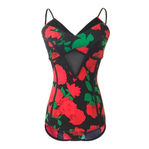 Dynasty Latin Dance Suit Backless Beautiful Back Top Womens Gymnastics Suit with Underwear New Practice Suit Jumpsuit A1360