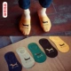 Cotton khử mùi thấm mồ hôi cotton thể thao nam vớ thấp để giúp nông miệng mùa thu và mùa đông dày silicone chống trượt vớ thuyền nam vô hình