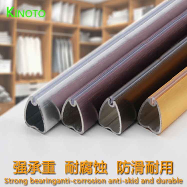 Wardrobe Peach Hearts Hanging Clothes-in-Rod Cabinet Crossbar Wardrobe Crossbar Wardrobe Heart-shaped Clothong Flange Seat Five Gold Accessories