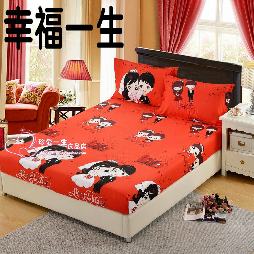 Giường ngủ 笠 trải giường đơn mảnh nệm bộ Simmons bảo vệ bìa mỏng nâu pad bụi che 1.2 1.5 1.8 m giường