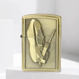 Бронзовая классическая зажигалка на керосине, мундштук, подарочная коробка, высококачественный комплект