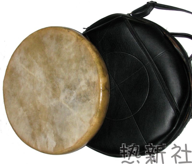 Nhạc cụ dân tộc Tân Cương trống da tambourine tiêu chuẩn đàn tranh cổ trang