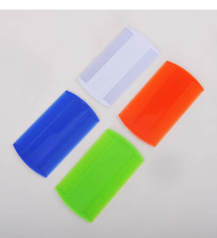 bình xịt kiến Vật nuôi Z Vật nuôi bằng nhựa bọ chét hai mặt Lược chải lược Nhíp lược 8,7 * 5.1cm - Thuốc diệt côn trùng bình xịt muỗi hiệu quả
