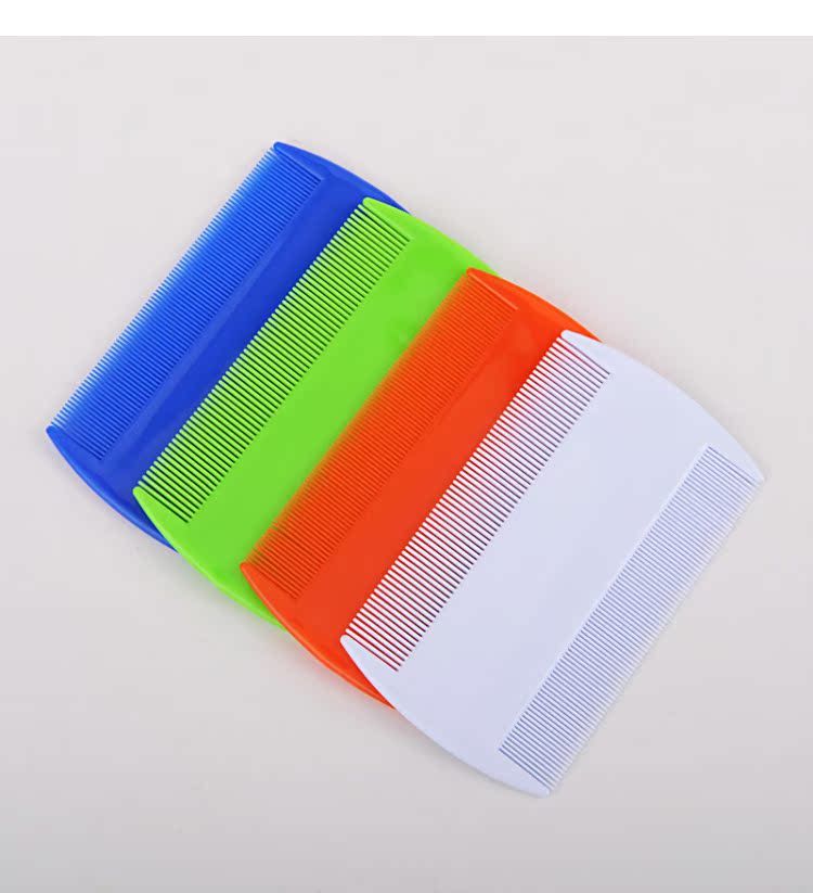Vật nuôi Z Vật nuôi bằng nhựa bọ chét hai mặt Lược chải lược Nhíp lược 8,7 * 5.1cm - Thuốc diệt côn trùng bình xịt côn trùng loại nào tốt
