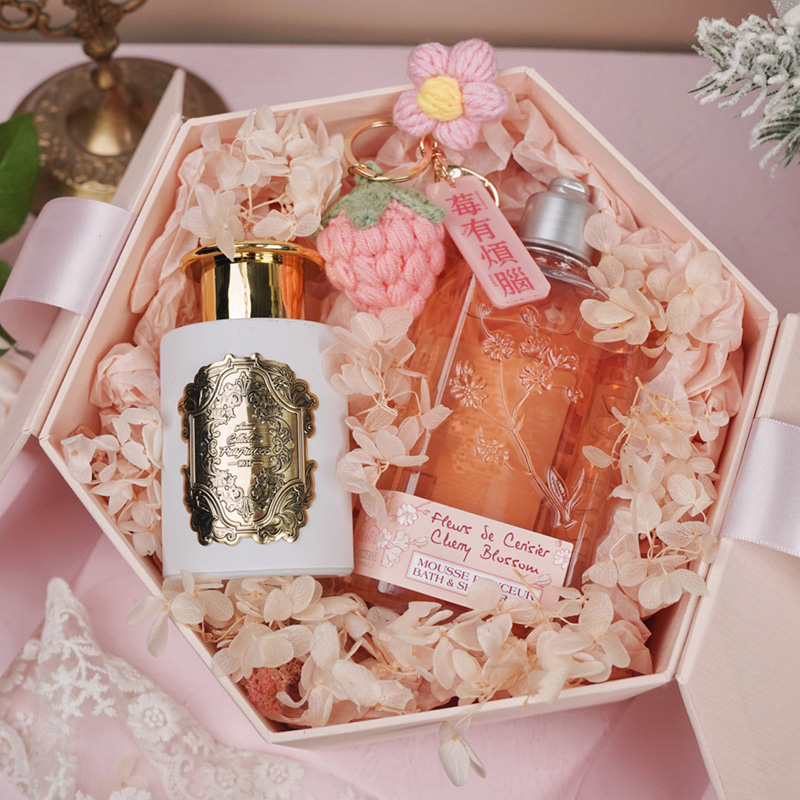 Morning and evening L'Occitane fragrance auspicious words companion gift box teacher's day wedding bridesmaid birthday gift for girlfriends
