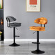 Bar chair modern minimalist high chair rotating front desk cashier lift home high stool backrest light luxury bar chair