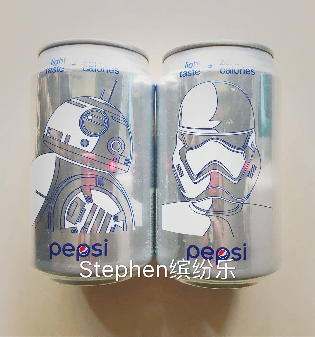 Taiwan Pepsi Star Wars 8 limited collection jar