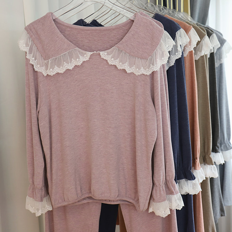 Chani Xiu Autumn Winter Woman Cotton Household suit soft warm and loose Princess Winter Winter Winter Winter Winter Winter Winter Winter Winter Winter Winter Winter Winter Winter Winter Winter Winter Winter Winter Winter Woman Set