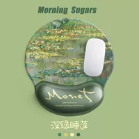 Глубокий зеленый лотос [Wallbes Mouse Pad]