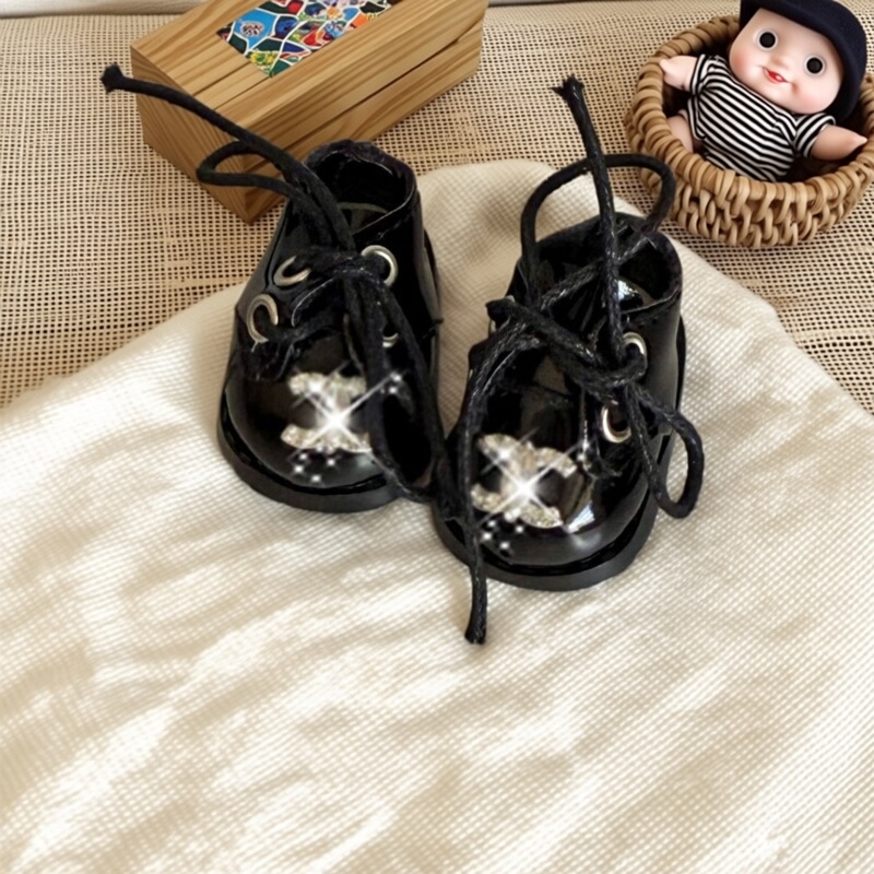 Baby Shoes 10cm Cotton Doll Shoes Baby Clothes Accessories 3.8cm Bjd Shoes Labubu Doll Small Leather Shoes Can Stand Baby Shoes 10cm Cotton Doll Shoes Baby Clothes Accessories 3.8cm Bjd Shoes Labubu Doll Small Leather Shoes Can Stand