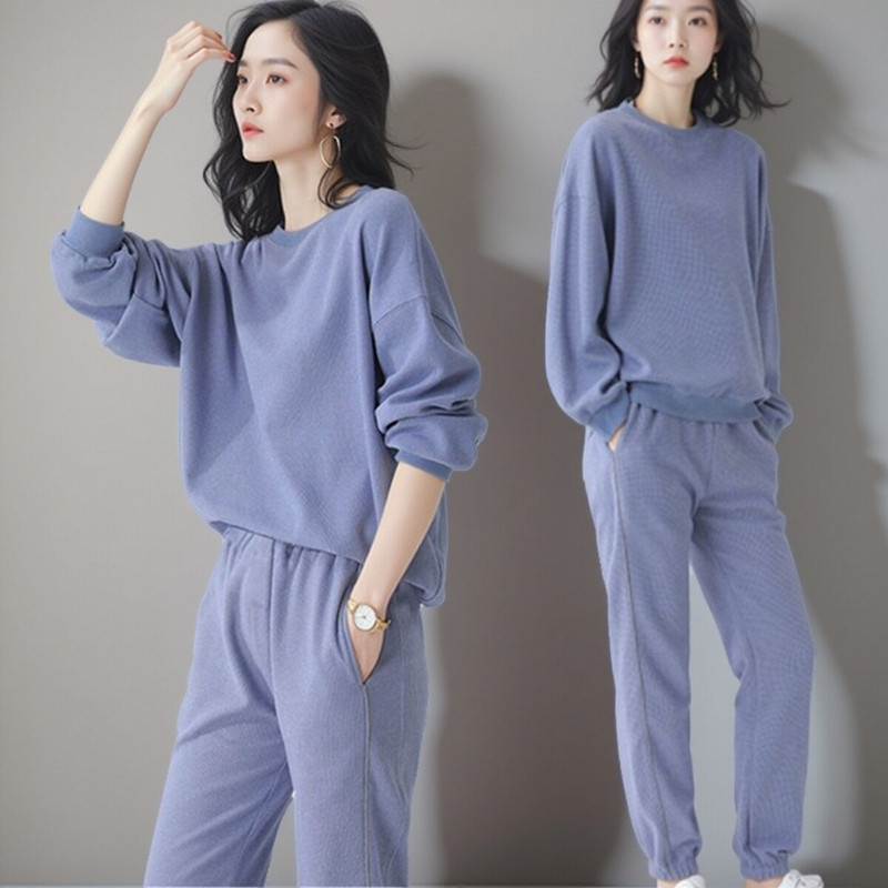 High-End Pajamas That Can Be Worn Outside, Women's Spring and Autumn Style 2025 New Pure Cotton Plus Size Fat mm Autumn and Winter Home Wear Set