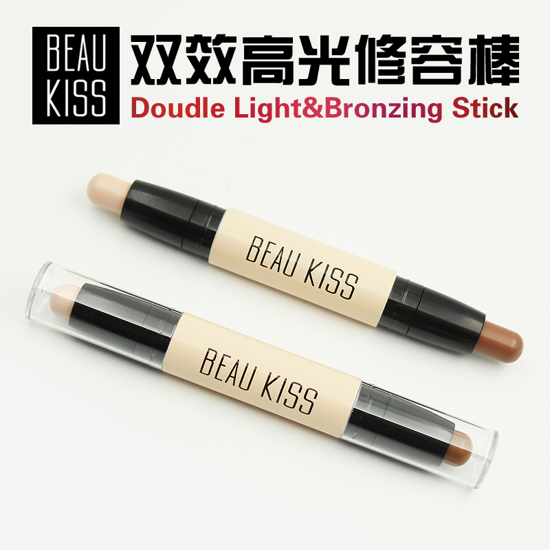 BEAUKISS美好的吻双效高光修容棒高光阴影双头卧蚕笔细腻防水防汗