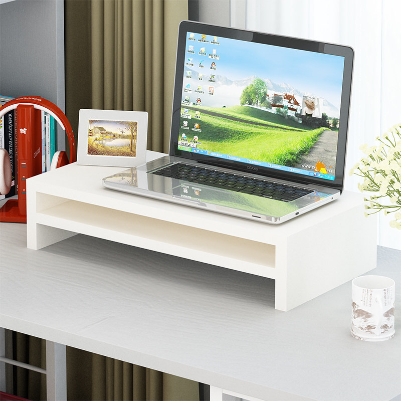 Brief Desktop Computer Heightening Rack Dorm Office Theorizer Keyboard Base Accommodating Table Notebook Wooden Care